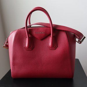 Givenchy Antigona in Red Cherry